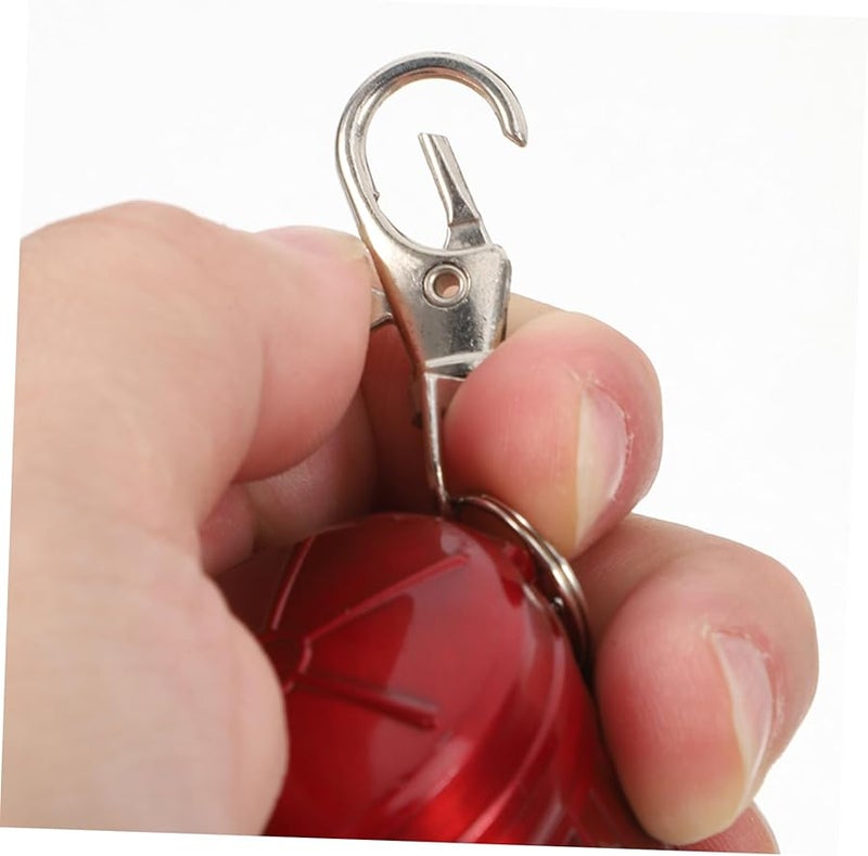 Portable Mini Ashtray Keychain with Lid for Outdoor Travel Indoor Use Black - Image 5